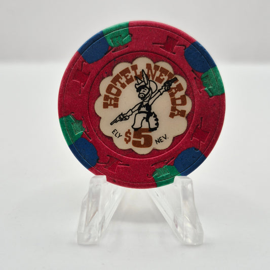 Hotel Nevada Ely Nevada 1987 $5 Casino Chip N2567