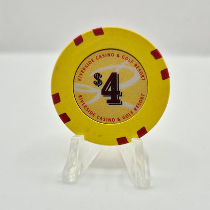 Riverside Casino Resort Riverside Iowa 2006 $4 Casino Chip