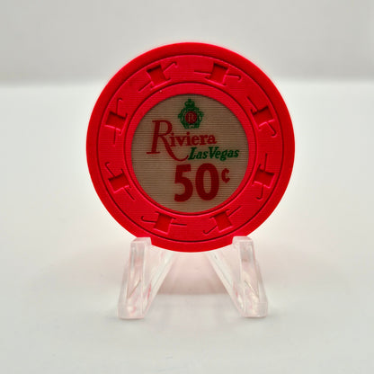 Riviera Casino Las Vegas Nevada 1990's $.50 Casino Chip N2064