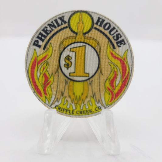 Phenix House Casino Cripple Creek Colorado $1 Casino chip