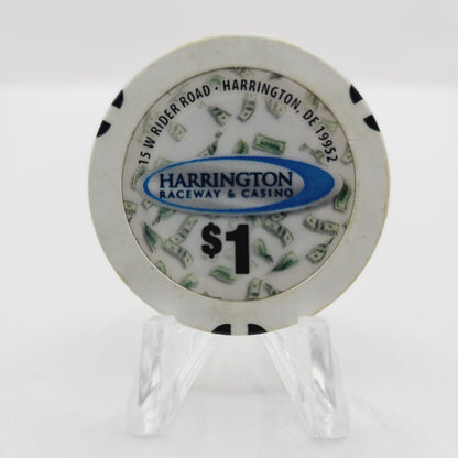 Harrington Raceway & Casino Harrington Delaware $1 Casino Chip