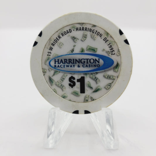 Harrington Raceway & Casino Harrington Delaware $1 Casino Chip