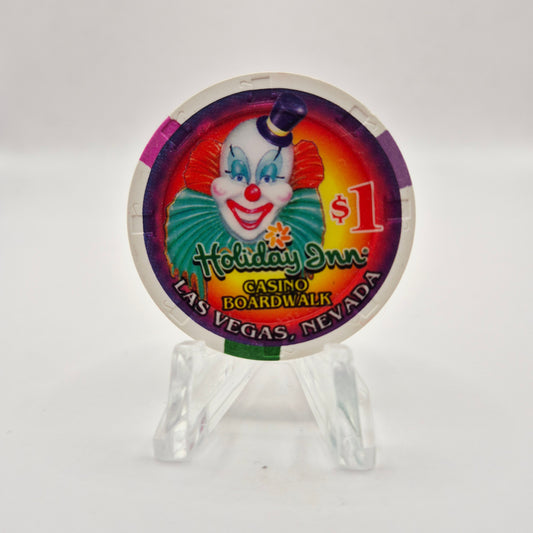Holiday Inn Casino Boardwalk Las Vegas Nevada 1995 $1 Casino Chip N1129