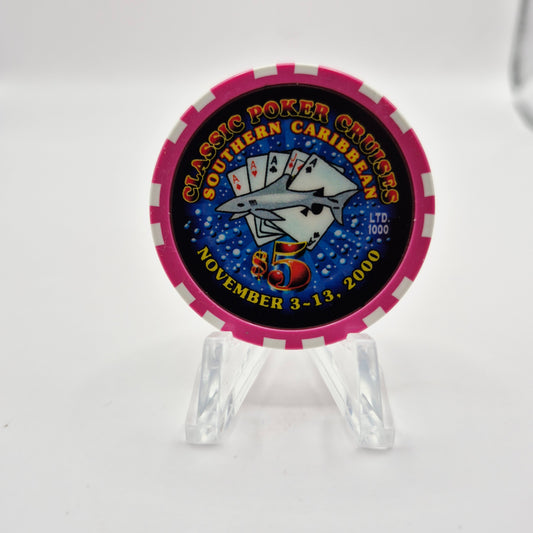 Classic Poker Cruises-Cruise Ship $5 Casino Chip