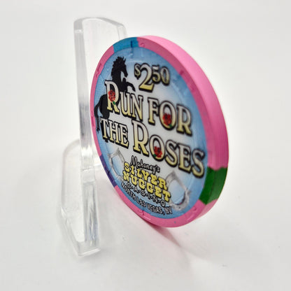 Mahoney's Silver Nugget Las Vegas Nevada 200 'Run for the Roses' $2.50 Casino Chip E2524