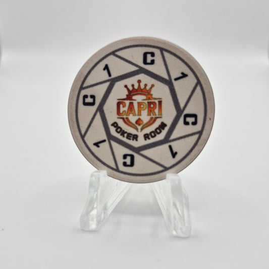 Capri Poker Room Webster Texas 2024 $ 1 Casino Chip