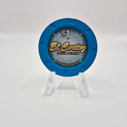 El Cortez Hotel Casino Las Vegas Nevada 2004 $1 Casino Chip E4734