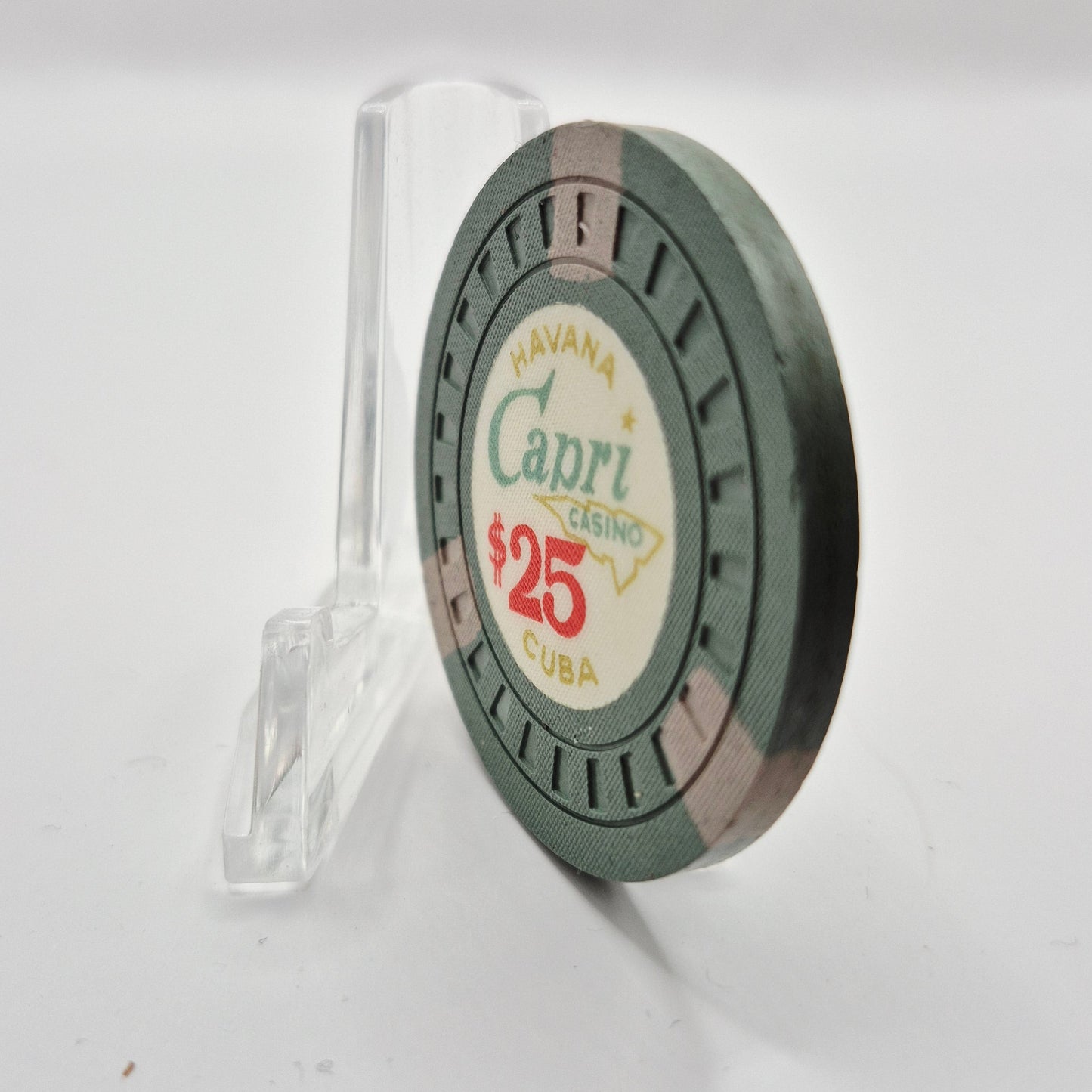 Casino de Capri Havana Cuba Series 4 $25 Casino Chip