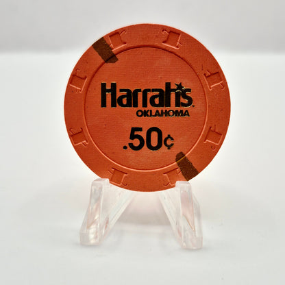 Harrah's Oklahoma Casino Chandler Oklahoma 2026 $.50 Casino Chip
