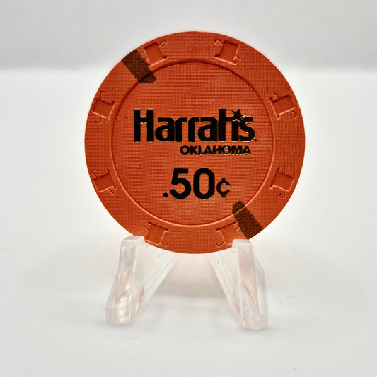Harrah's Oklahoma Casino Chandler Oklahoma 2026 $.50 Casino Chip