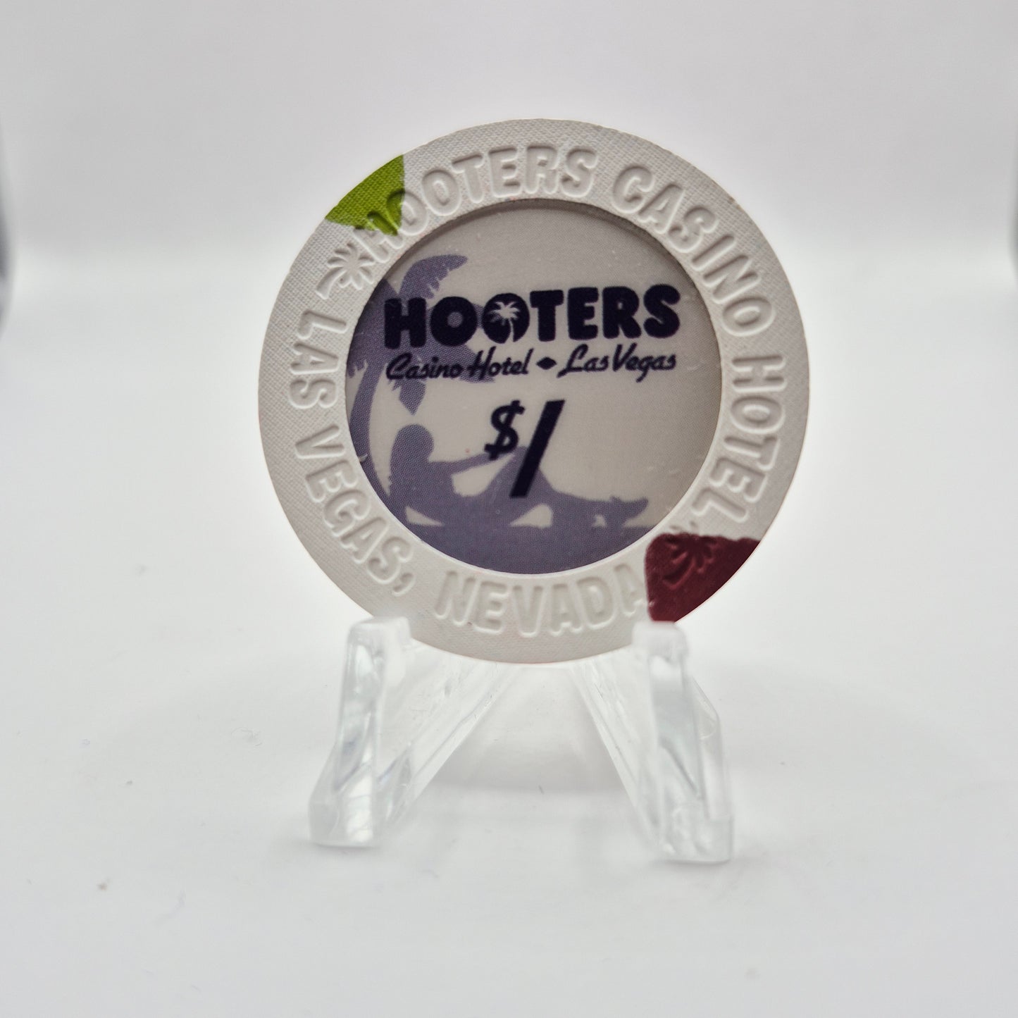 Hooters Casino Hotel Las Vegas Nevada 2006 $1 Casino Chip E5080