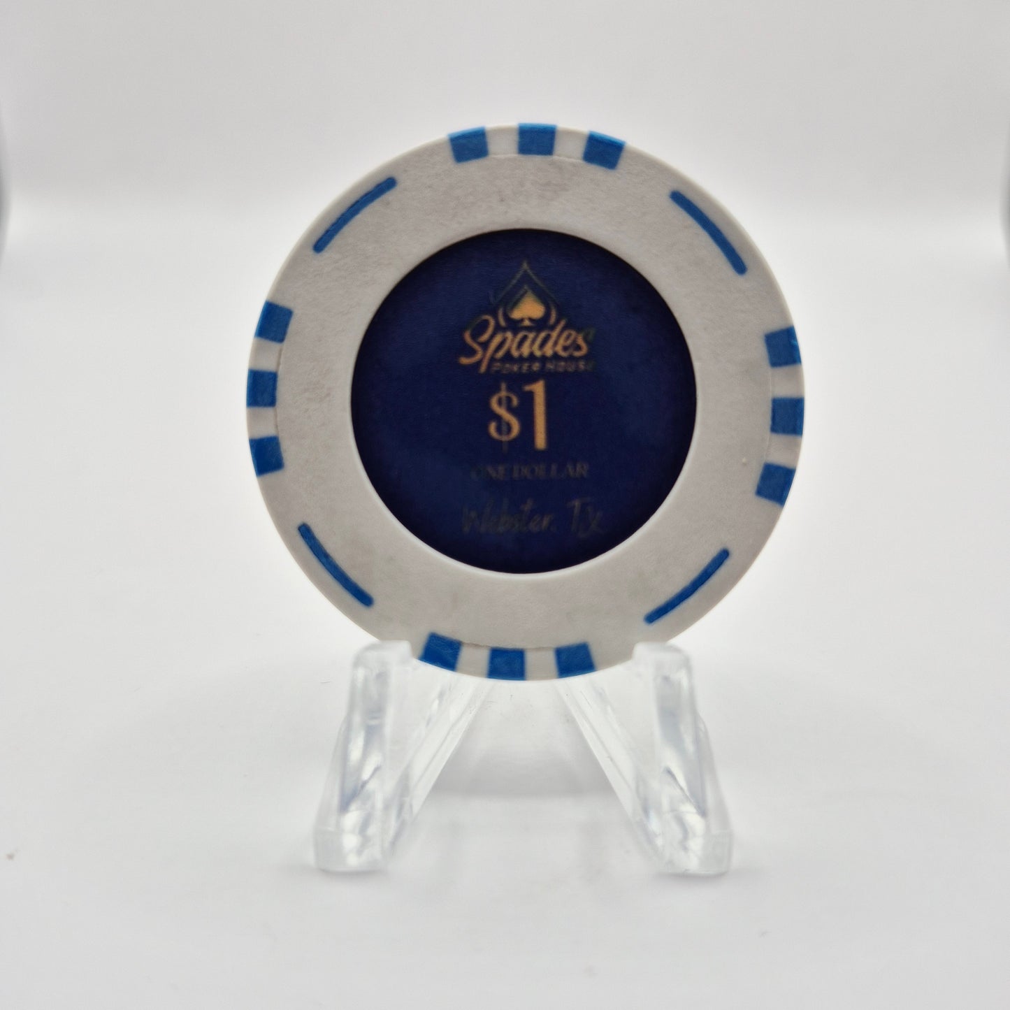 Spades Poker House Webster Texas 2023 $1 Casino Chip