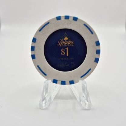 Spades Poker House Webster Texas 2023 $1 Casino Chip