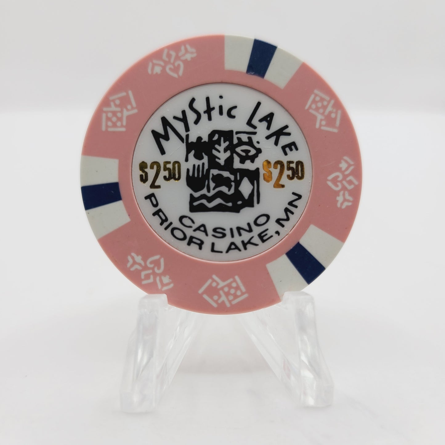 Mystic Lake Hotel Casino Prior Lake Minnesota $2.50 Casino Chip