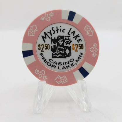Mystic Lake Hotel Casino Prior Lake Minnesota $2.50 Casino Chip