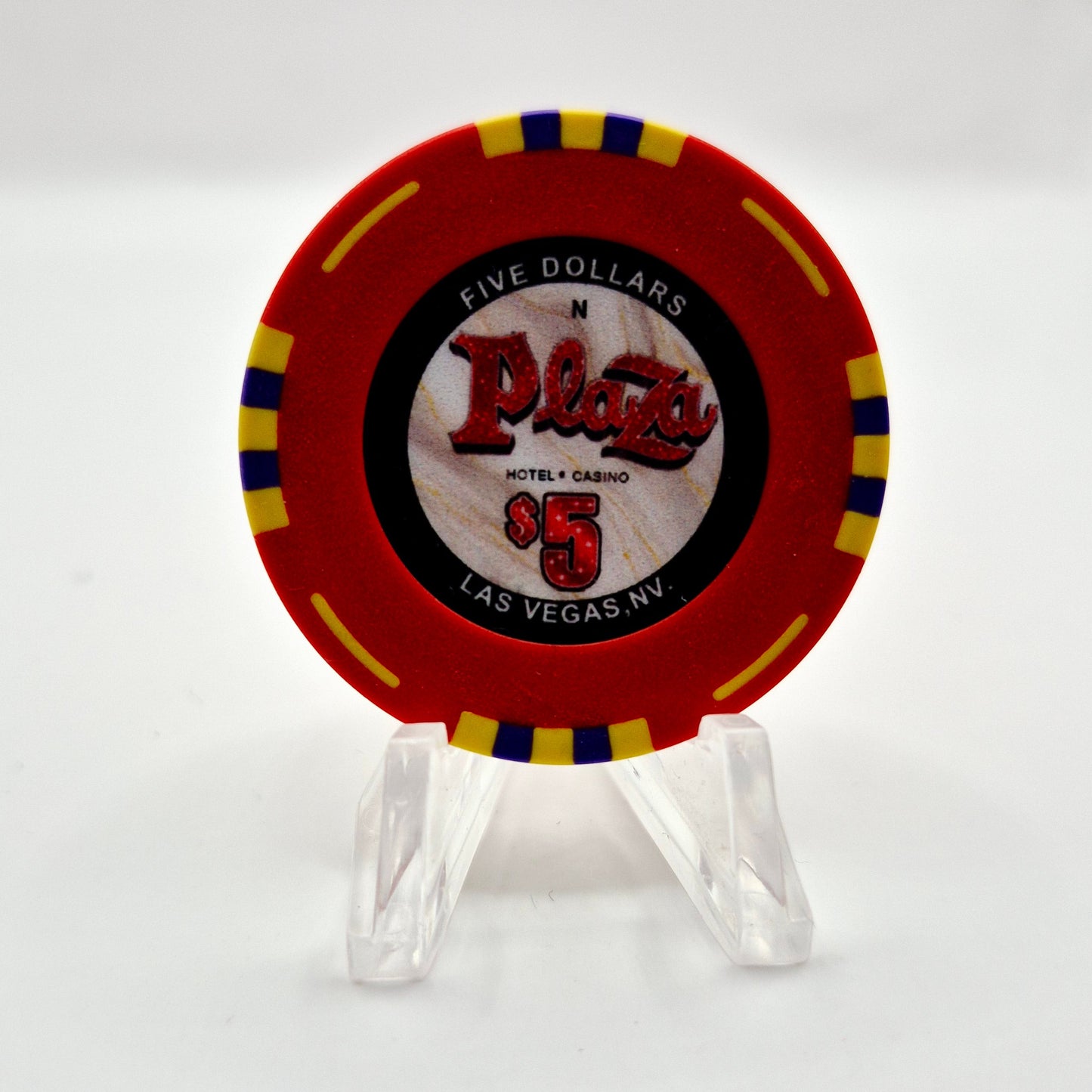 Plaza Hotel Casino Las Vegas Nevada 2026 $5 Casino Chip D3998