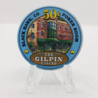 The Gilpin Casino Black Hawk Colorado 2005 $.50 Casino Chip