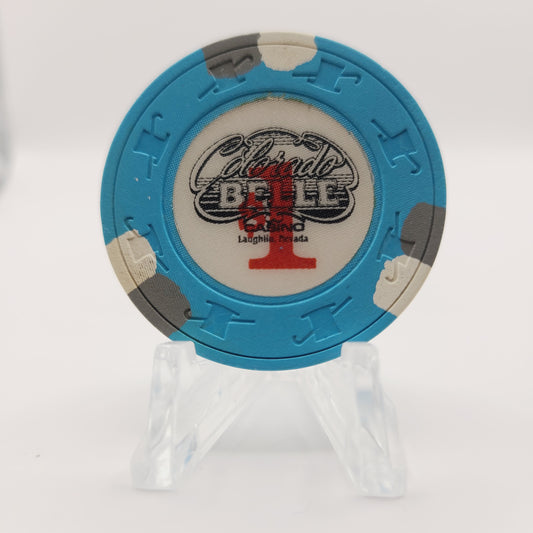 Colorado Belle Casino Laughlin Nevada 1980 $1 Casino Chip N3409