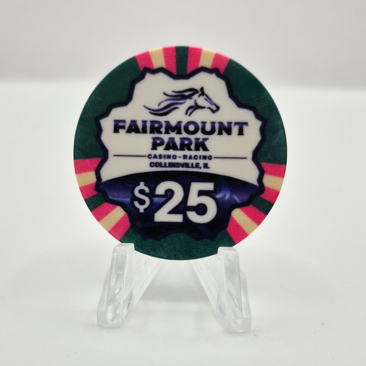 Fairmount Park Casino & Racing Collinsville Illinois 2026 $25 Casino Chip
