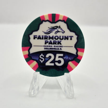 Fairmount Park Casino & Racing Collinsville Illinois 2026 $25 Casino Chip