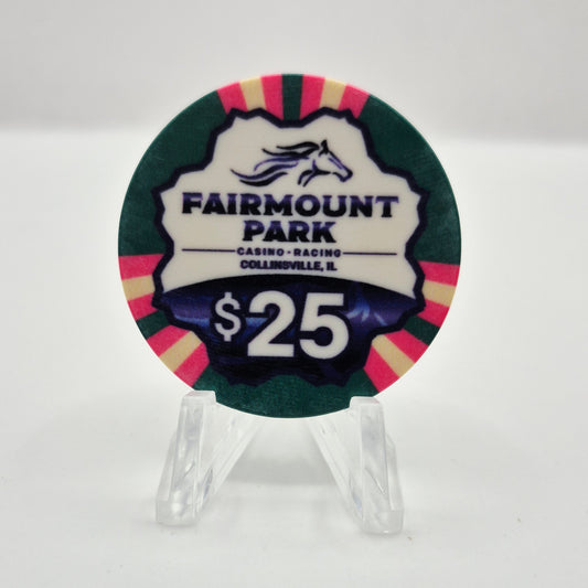 Fairmount Park Casino & Racing Collinsville Illinois 2026 $25 Casino Chip