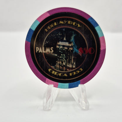 Palms Hotel Casino Las Vegas Nevada 2006 'Playboy Grand Opening' $50 Casino Chip E6125 **48 mm Hologram