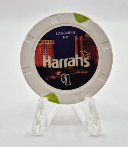 Harrah's Hotel Casino Laughlin Nevada 2007 $1 Casino Chip E6471