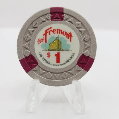 Fremont Hotel Casino Las Vegas Nevada 1965 $1 Casino Chip N1633.1