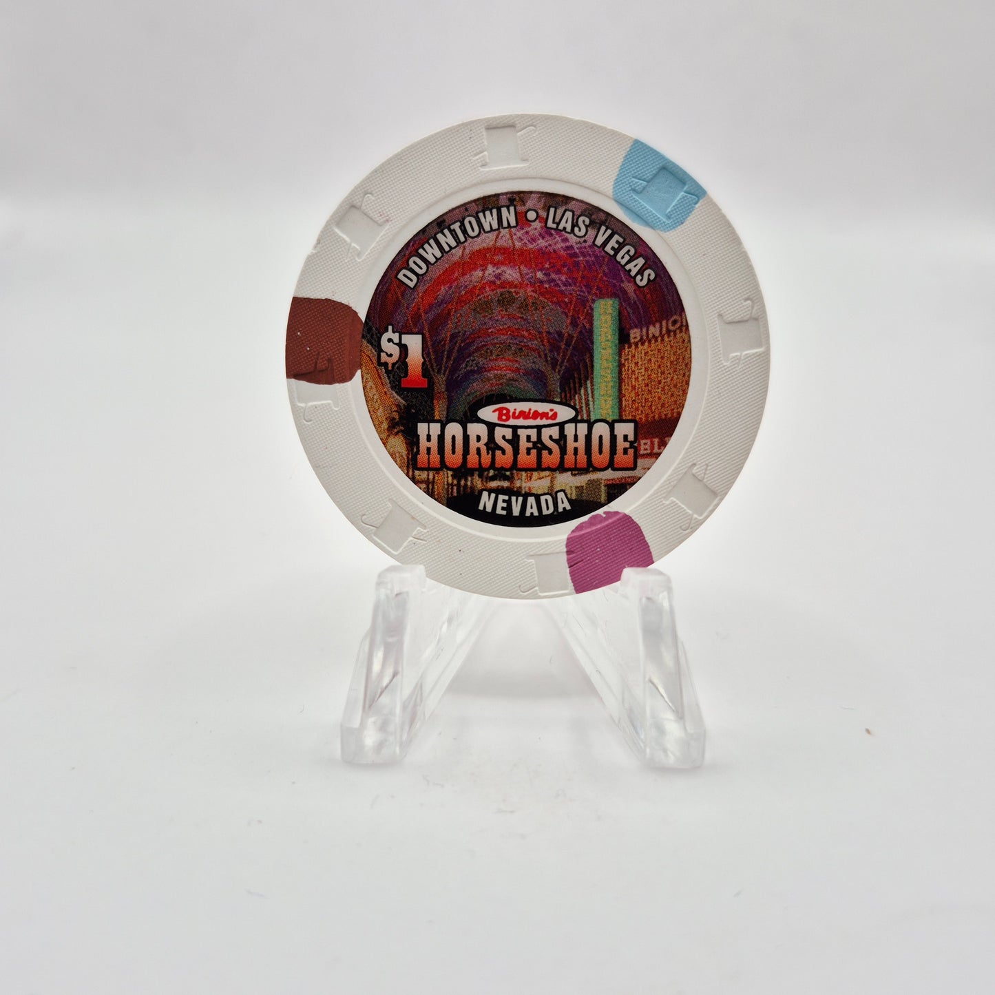 Horseshoe Club Binion's Las Vegas Nevada 2004 $1 Casino Chip E3133