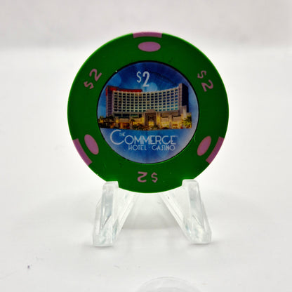 The Commerce Casino Hotel Commerce California $2 Casino Chip