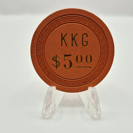 Kopper Corner Games Yerington Nevada 1961  $5 Casino Chip N3252