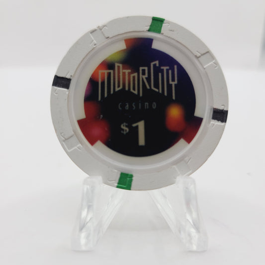 Motor City Hotel Casino Detroit Michigan 1999 $1 Casino Chip