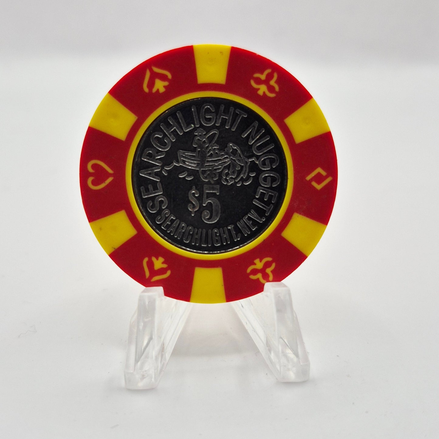 Searchlight Nugget Casino Searchlight Nevada 1998 $5 Casino Chip V1226