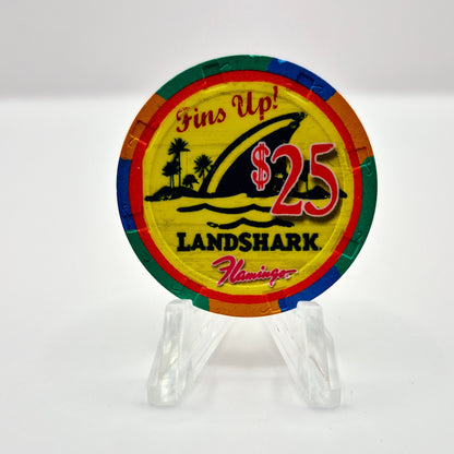 Flamingo Hotel Casino Las Vegas Nevada $25 'Margaritaville Landshark' Casino Chip D0298