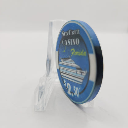 Sun Cruz Casino Day Cruise Florida $2.50 Casino Chip