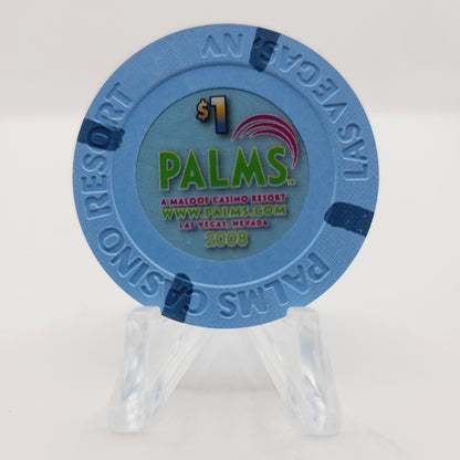 Palms Casino Resort Las Vegas Nevada 2008 $1 Casino Chip E7463
