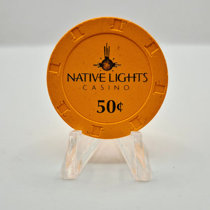 Native Lights Casino Newkirk Oklahoma $.50 Casino Chip