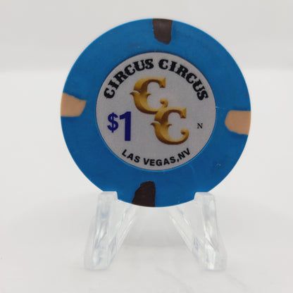 Circus Circus Casino Las Vegas Nevada "2023" $1 Casino Chip