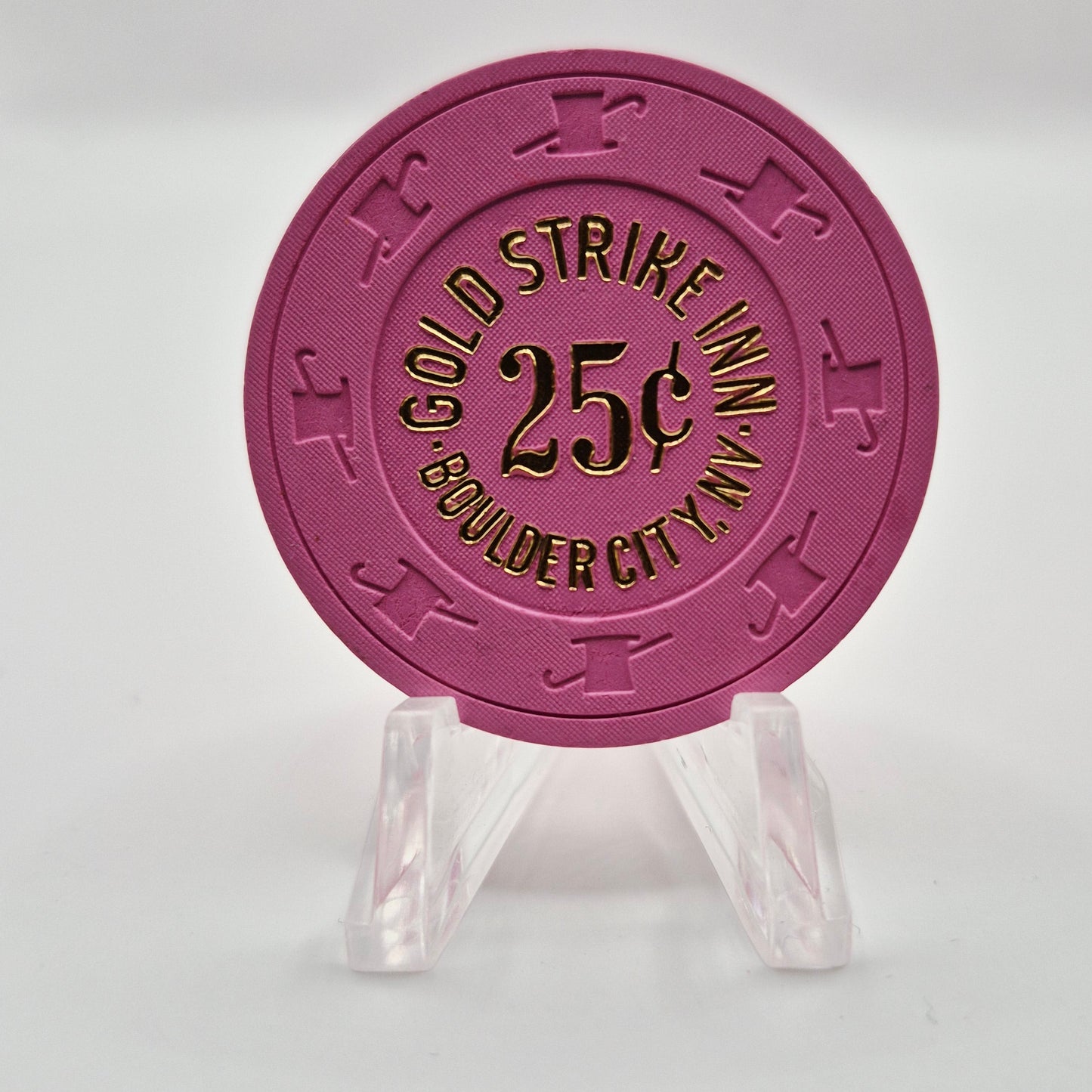 Gold Strike Inn Boulder City Nevada 1996 $.25 Casino Chip N3104.1