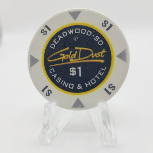 Gold Dust Casino and Hotel Deadwood South Dakota $1 Casino Chip