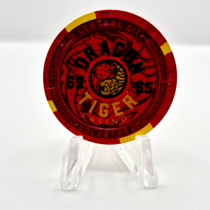 Dragon Tiger Casino Central City Colorado 2022 $5 Casino Chip