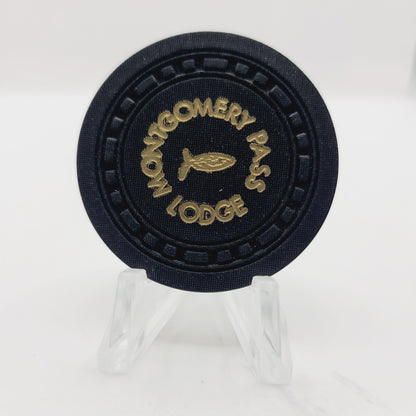 Montgomery Pass Lodge Montgomery Pass Nevada 1953 "Roulette" Chip N3275 (Black)