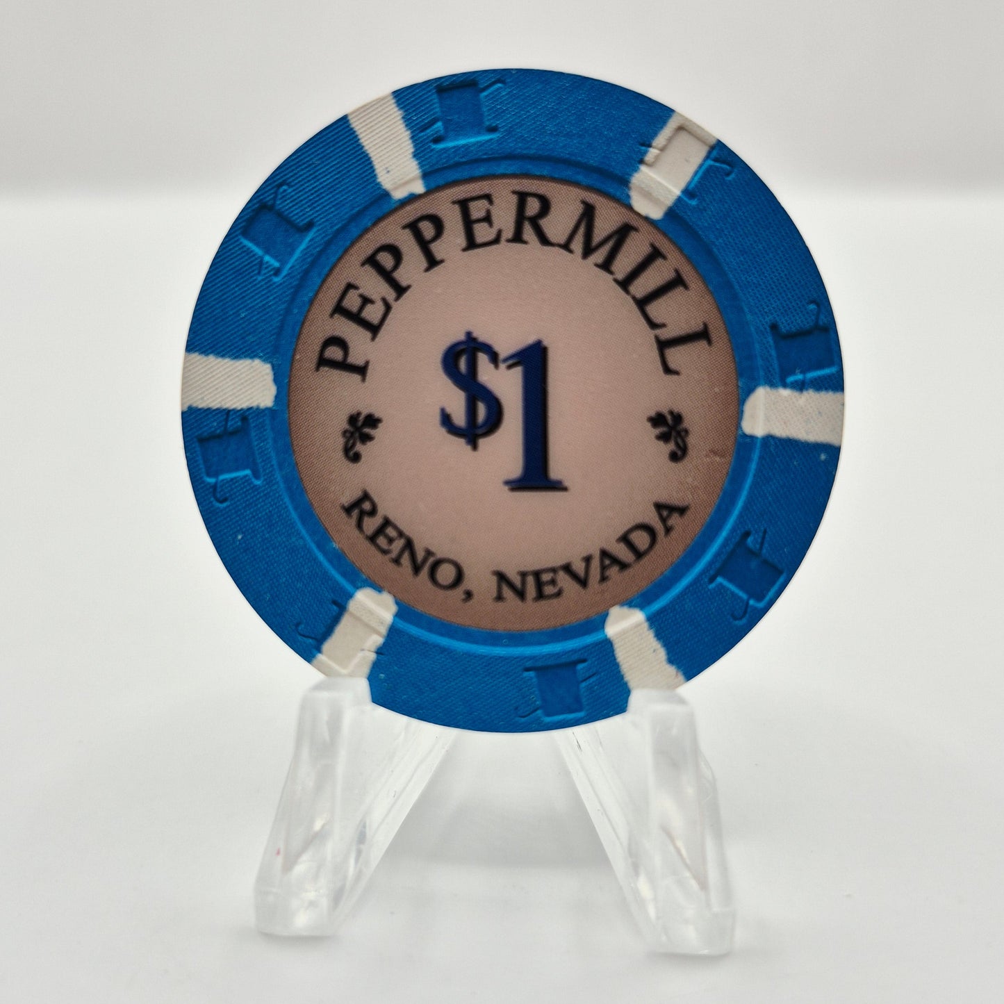 Peppermill Hotel Casino Reno Nevada 2005 $1 Casino Chip E4672