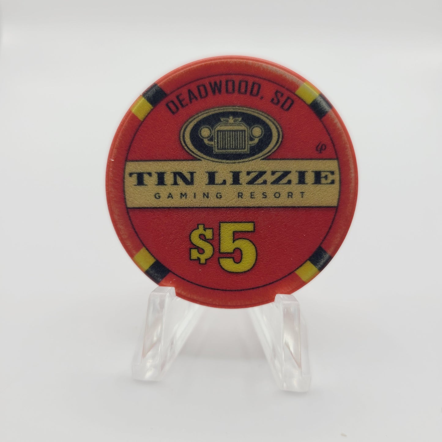 Tin Lizzie Casino Deadwood South Dakota $5 Casino Chip