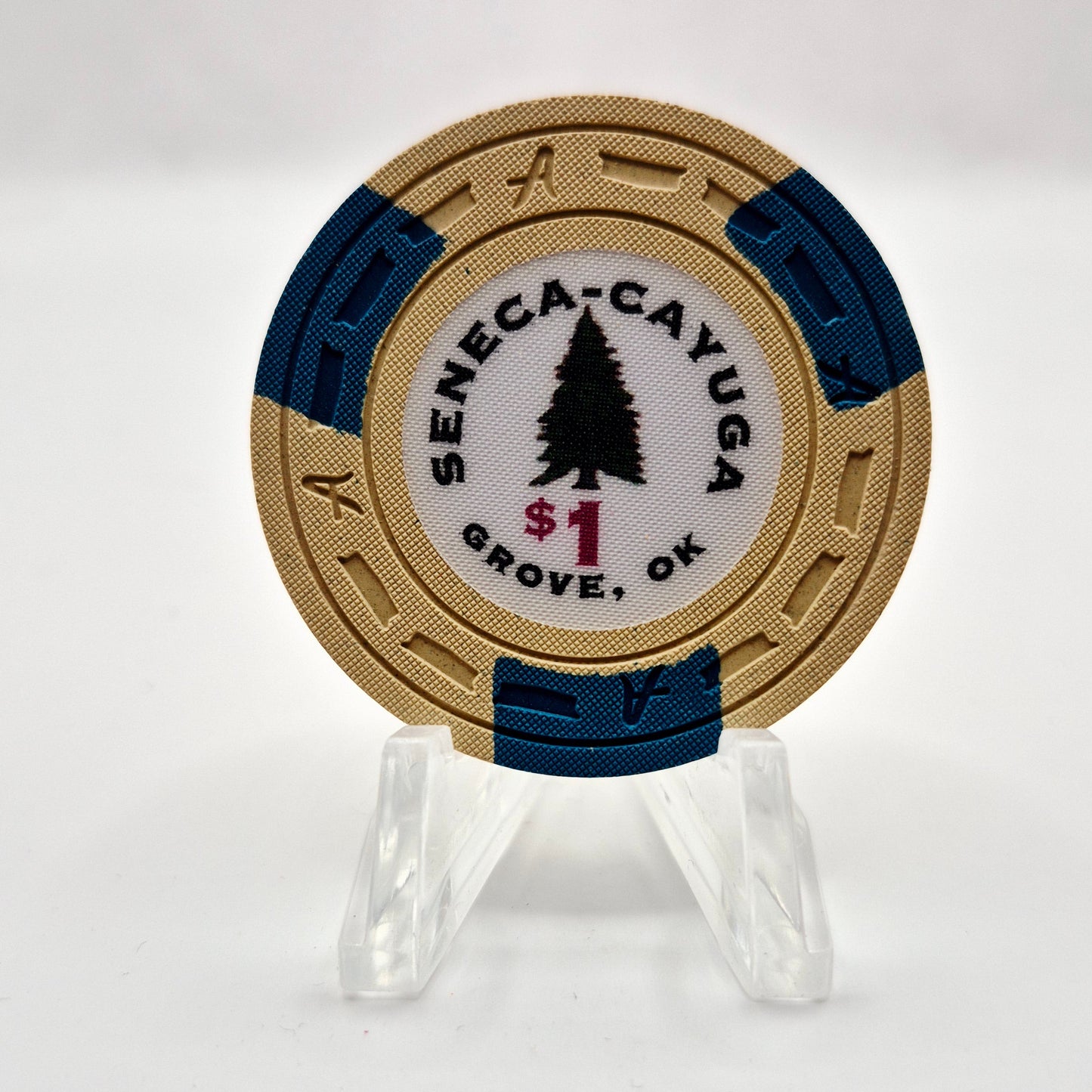 Seneca-Cayuga Bingo Casino Grove Oklahoma 2002 $1 Casino Chip