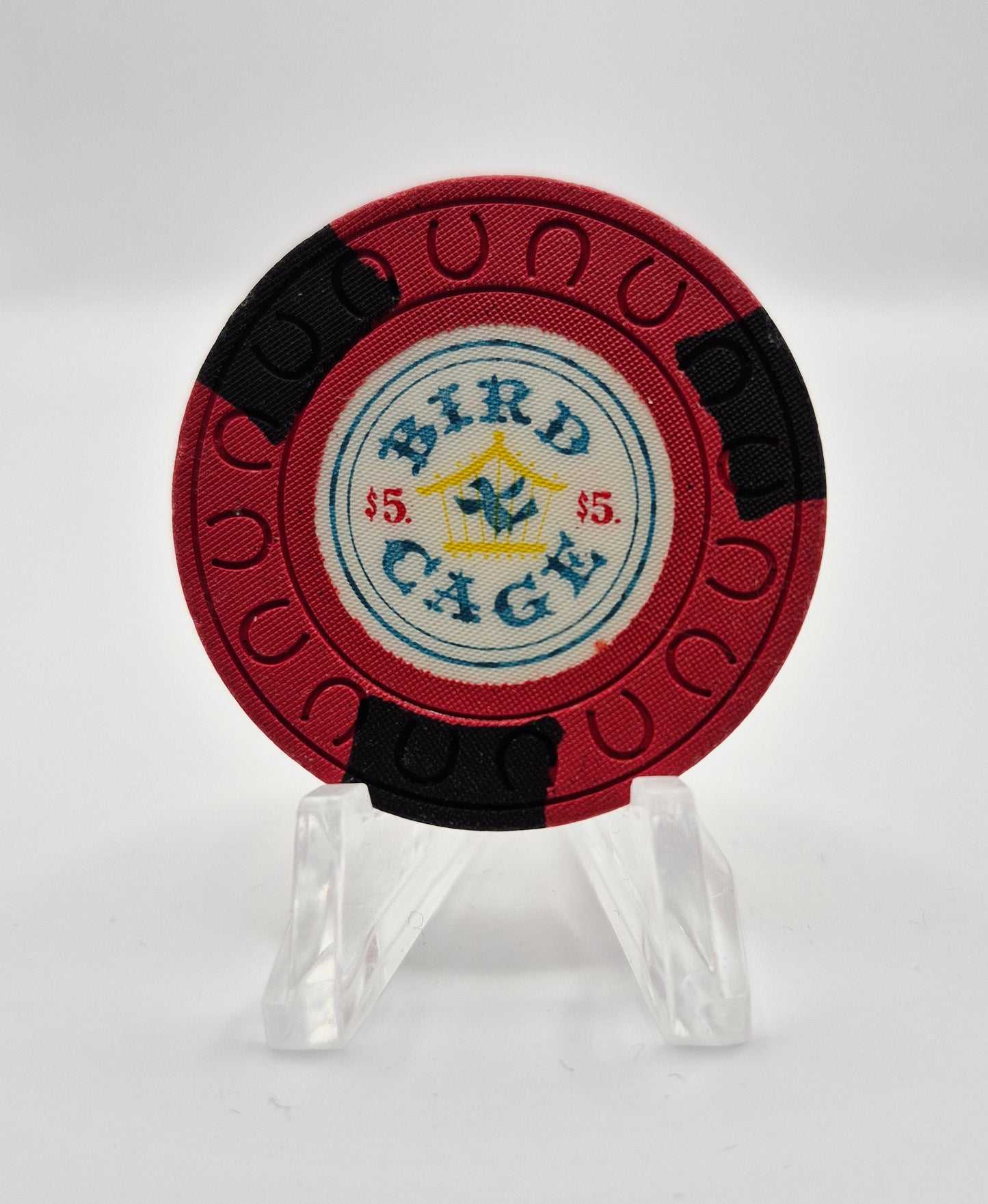 Bird Cage Casino Las Vegas Nevada 1958 $5 Chip N4366
