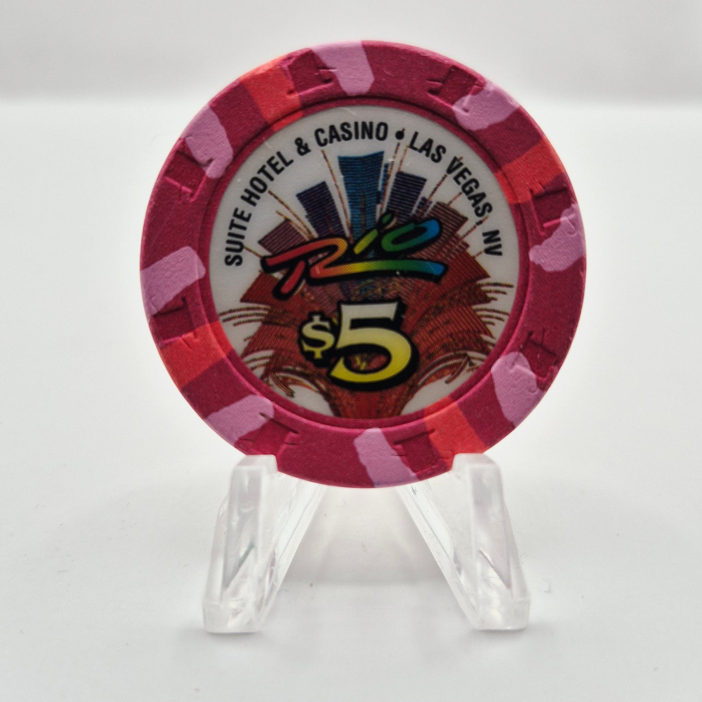 Rio Las Vegas Nevada 1997 $5 Casino Chip N9011