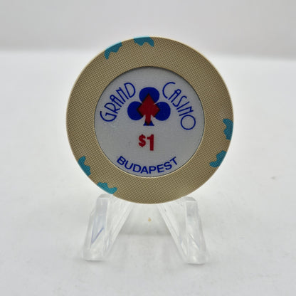 Grand Casino Budapest Hungary $1 Casino Chip CG057948
