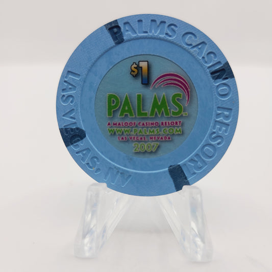 Palms Casino Resort Las Vegas Nevada 2007 $1 Casino Chip E7462
