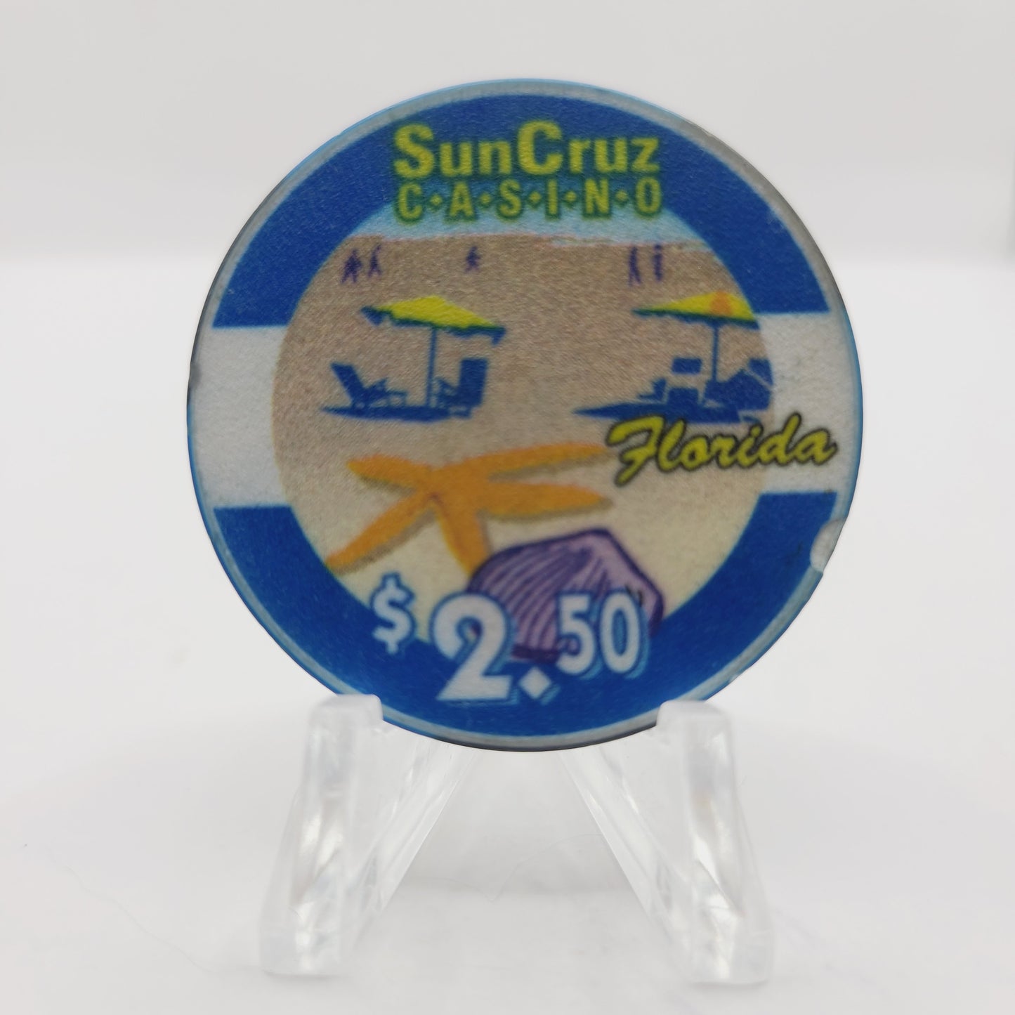 Sun Cruz Casino Day Cruise Florida $2.50 Casino Chip